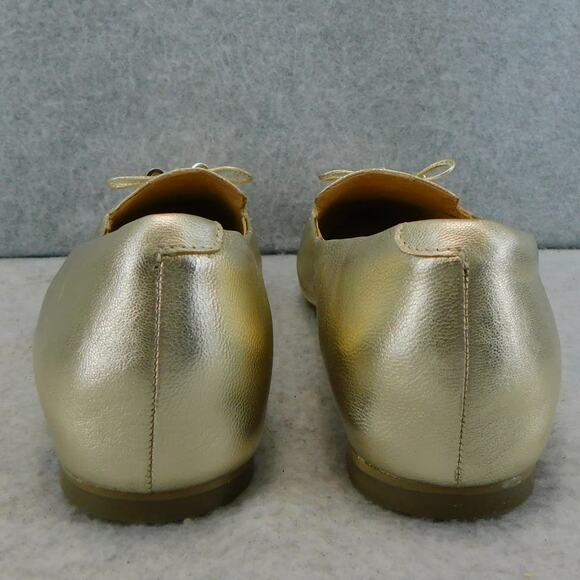 Trotters Women's Hope Flats Metallic Gold Shoes - Size 6.5M - Picture 4 of 9